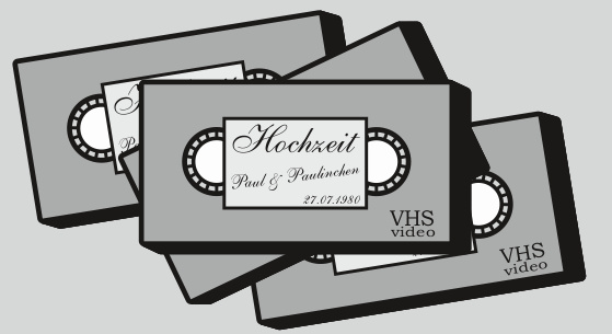 Preis 1 VHS-Kassetten Digitalisierung